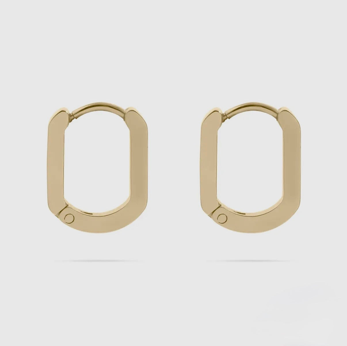 Hugs & Kisses Huggie Hoops