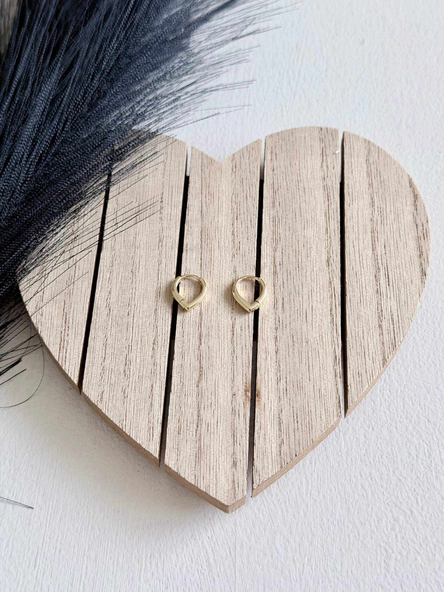 Mini Teardrop Hoops
