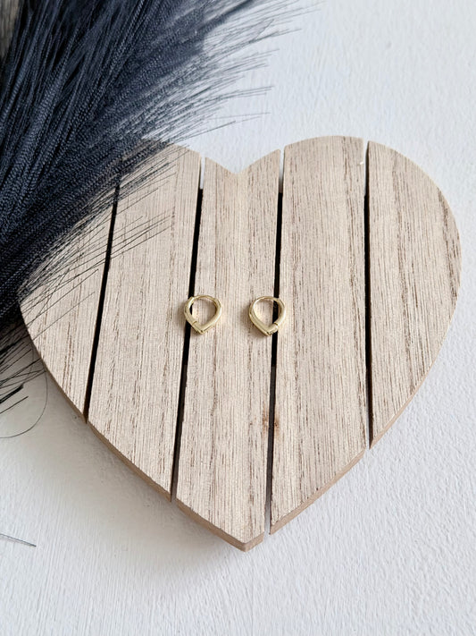 Mini Teardrop Hoops
