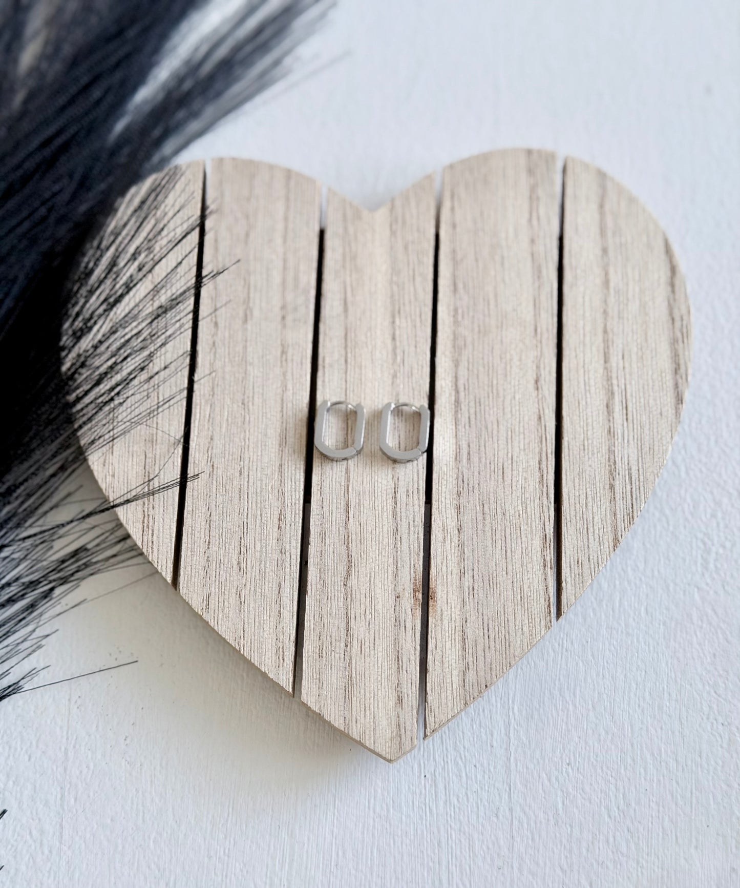 Hugs & Kisses Huggie Hoops