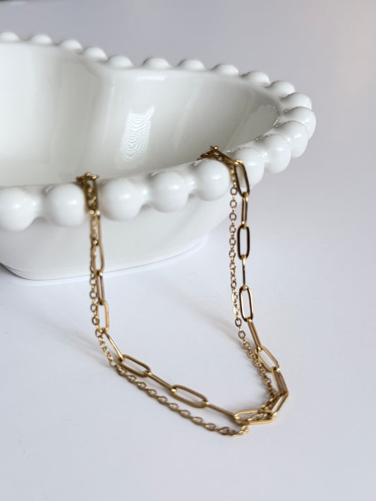 Double Trouble Anklet